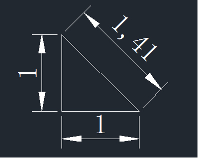勾股定理画根号2
