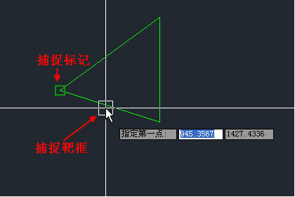 捕捉靶框示例 捕捉靶框示例