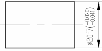 公差带代号+极限偏差