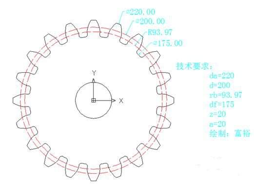 如何使用CAD绘制齿轮494.png 如何使用CAD绘制齿轮494.png