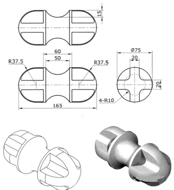 CAD的机械零件绘制教程65.png CAD的机械零件绘制教程65.png