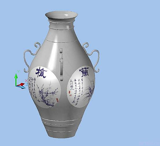 CAD花瓶压花渲染教程349.png