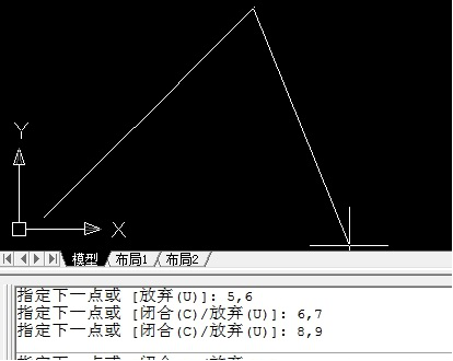CAD如何根据坐标值来画直线或多线段 CAD如何根据坐标值来画直线或多线段