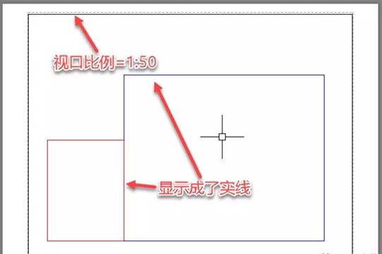 为什么CAD模型空间中设置好的虚线到布局中却显示为实线 为什么CAD模型空间中设置好的虚线到布局中却显示为实线