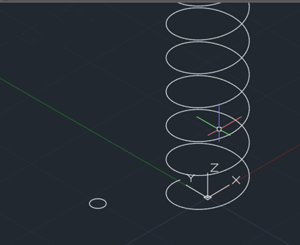 CAD怎么利用三维扫掠制作弹簧建模 CAD怎么利用三维扫掠制作弹簧建模