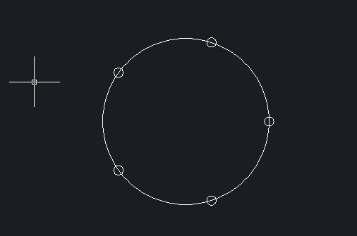 CAD等分圆时插入的点太小怎么办 CAD等分圆时插入的点太小怎么办