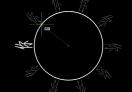 环形阵列文字 环形阵列文字