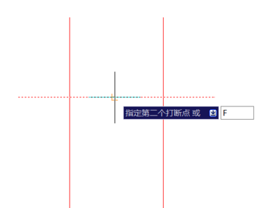 输入F指定第一点