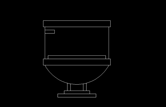 插入马桶图块 插入马桶图块
