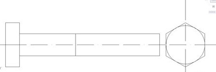 修剪完成螺栓