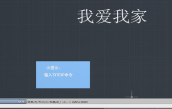 输入TXTEXP命令 输入TXTEXP命令